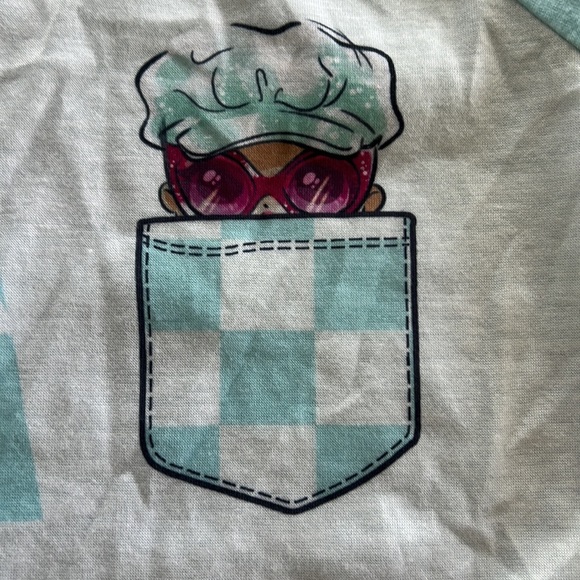 New! LOL Surprise 2pc Checkered Pajama set - Picture 5 of 5